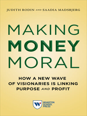 cover image of Making Money Moral